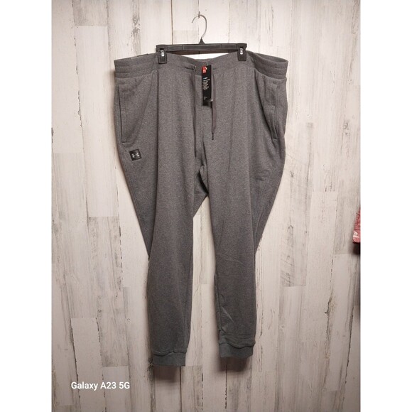 Under armour Other - Under Armour Men's UA Rival Fleece Joggers 5XL Gray Tapered Leg Athleisure